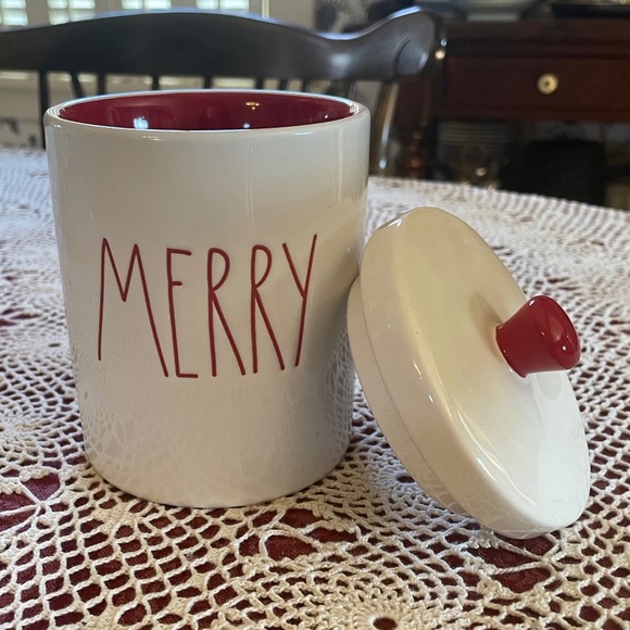 Rae Dunn lidded jar - Picture 2 of 2